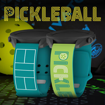 Pickleball HD  Watchband for Samsung, Garmin, Fossil, and More