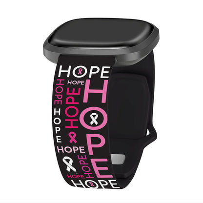 Breast Cancer Awareness HD Fitbit Versa 3 & Sense 1 Watch Band