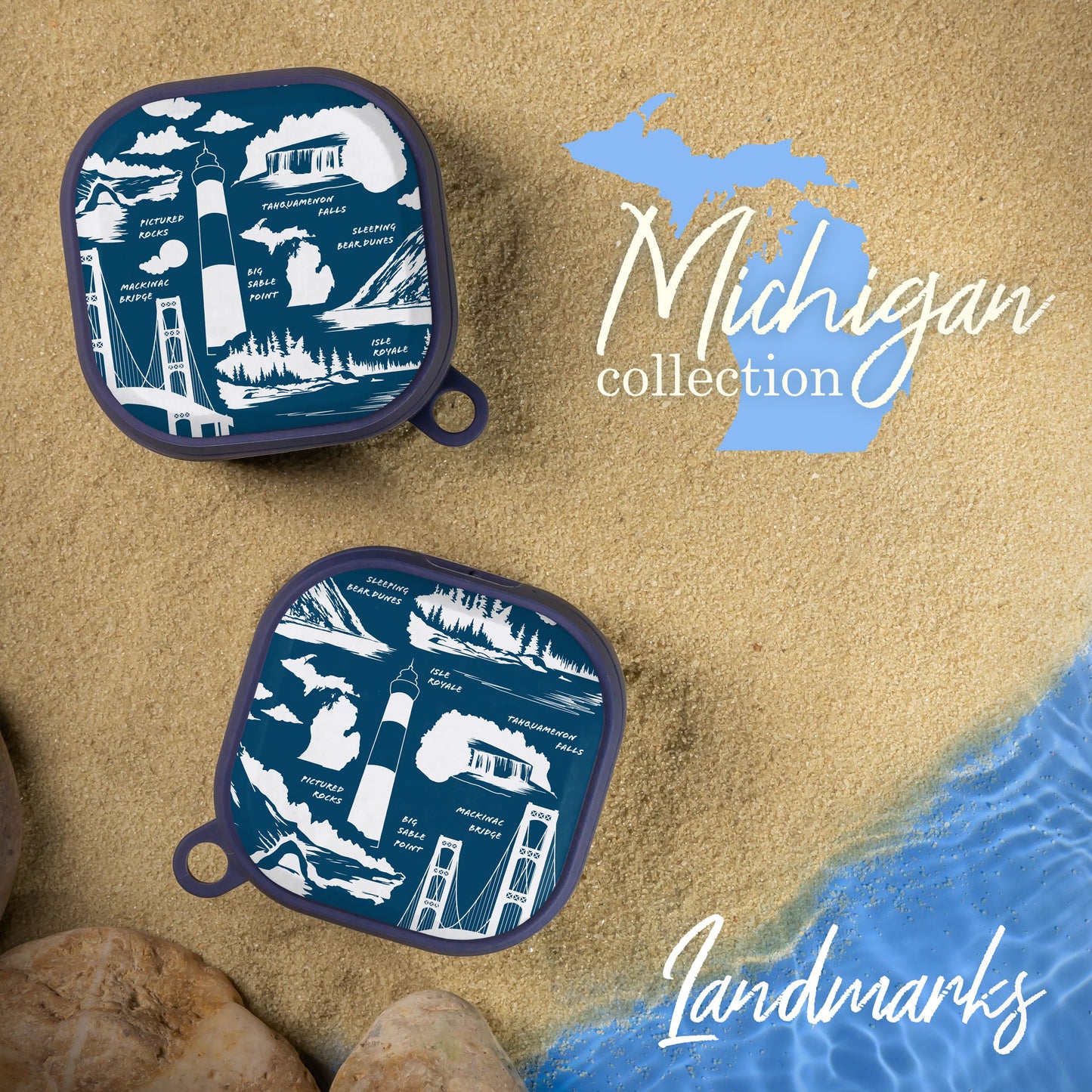 Michigan HDX Samsung Galaxy Buds Pro & Buds Live Case Cover