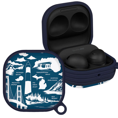 Michigan HDX Samsung Galaxy Buds Pro & Buds Live Case Cover