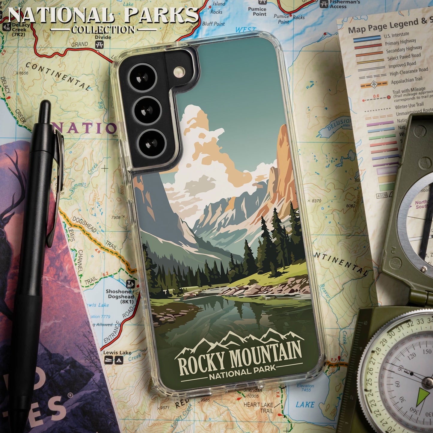 National Parks Rocky Mountain HD Samsung Galaxy S21 Phone Case