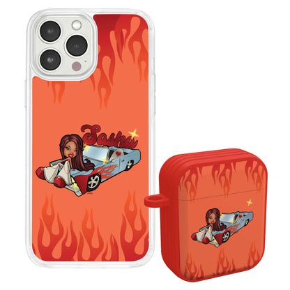 Bratz® Passion For Fashion HD Apple iPhone 15 Mag-Safe Phone Case and AirPods Gen 1 & 2 Combo Package