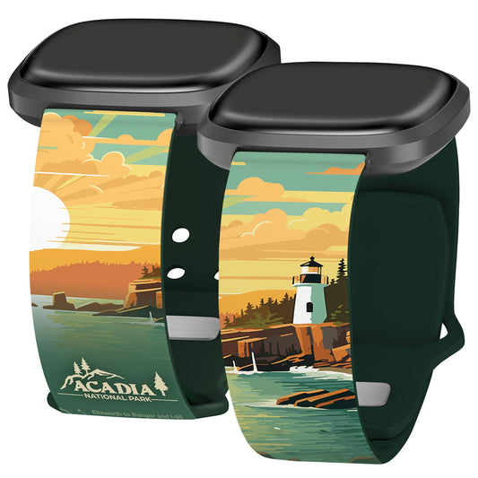 National Parks Acadia HD Fitbit Versa 3 & Sense 1 Watch Band