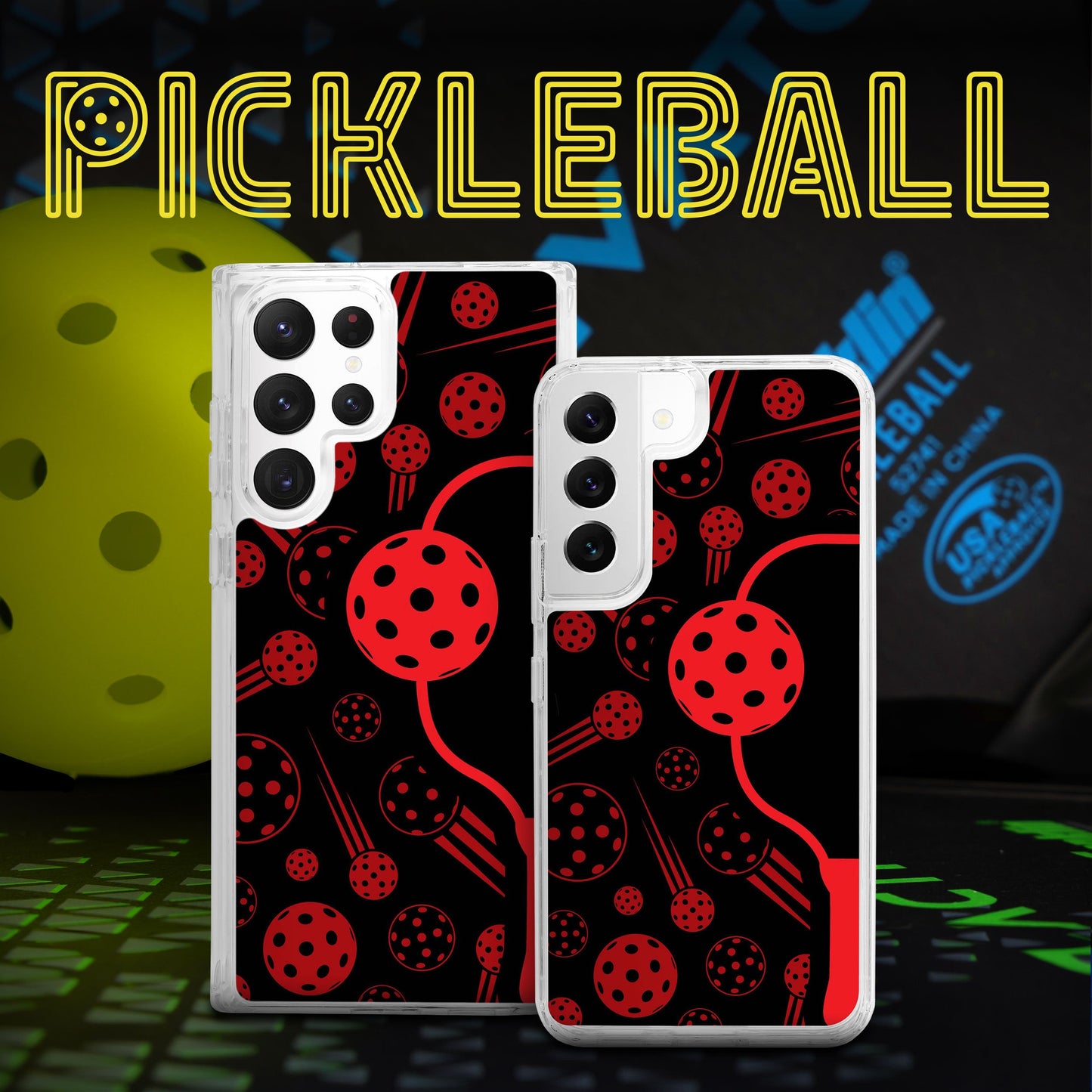 Pickleball HD Samsung Galaxy S22 Phone Case
