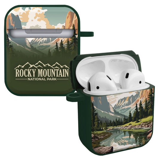 National Parks Rocky Mountain HDX Apple Airpods Gen 1 & 2 Case Cover