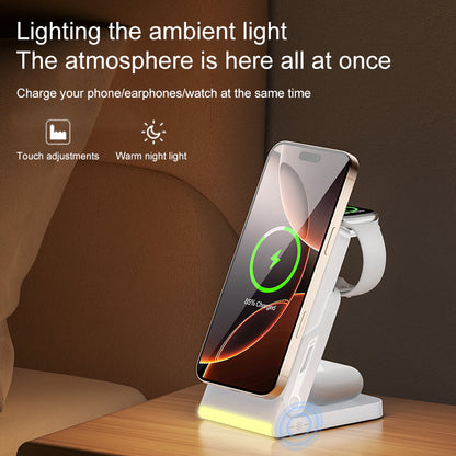 New-5in1-Wireless-Charger-10,000 mah-Portable Charger and Night Light