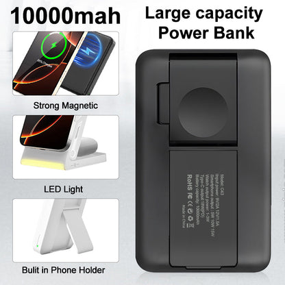 New-5in1-Wireless-Charger-10,000 mah-Portable Charger and Night Light