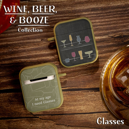 Wine, Beer, & Booze HDX Apple AirPods Gen 1 & 2 Case Cover