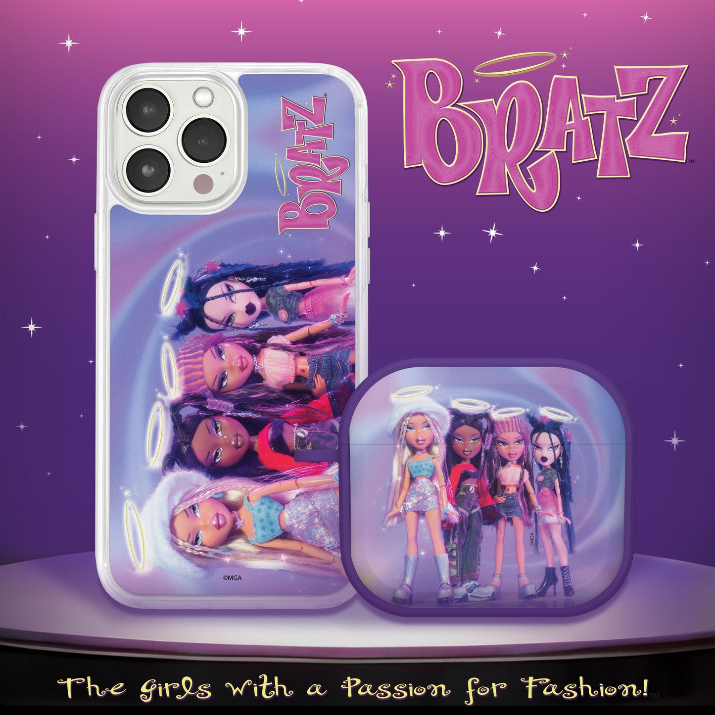 Bratz® Classic HD Apple iPhone 12 Mag-Safe Phone Case and AirPods Gen 3 Combo Package