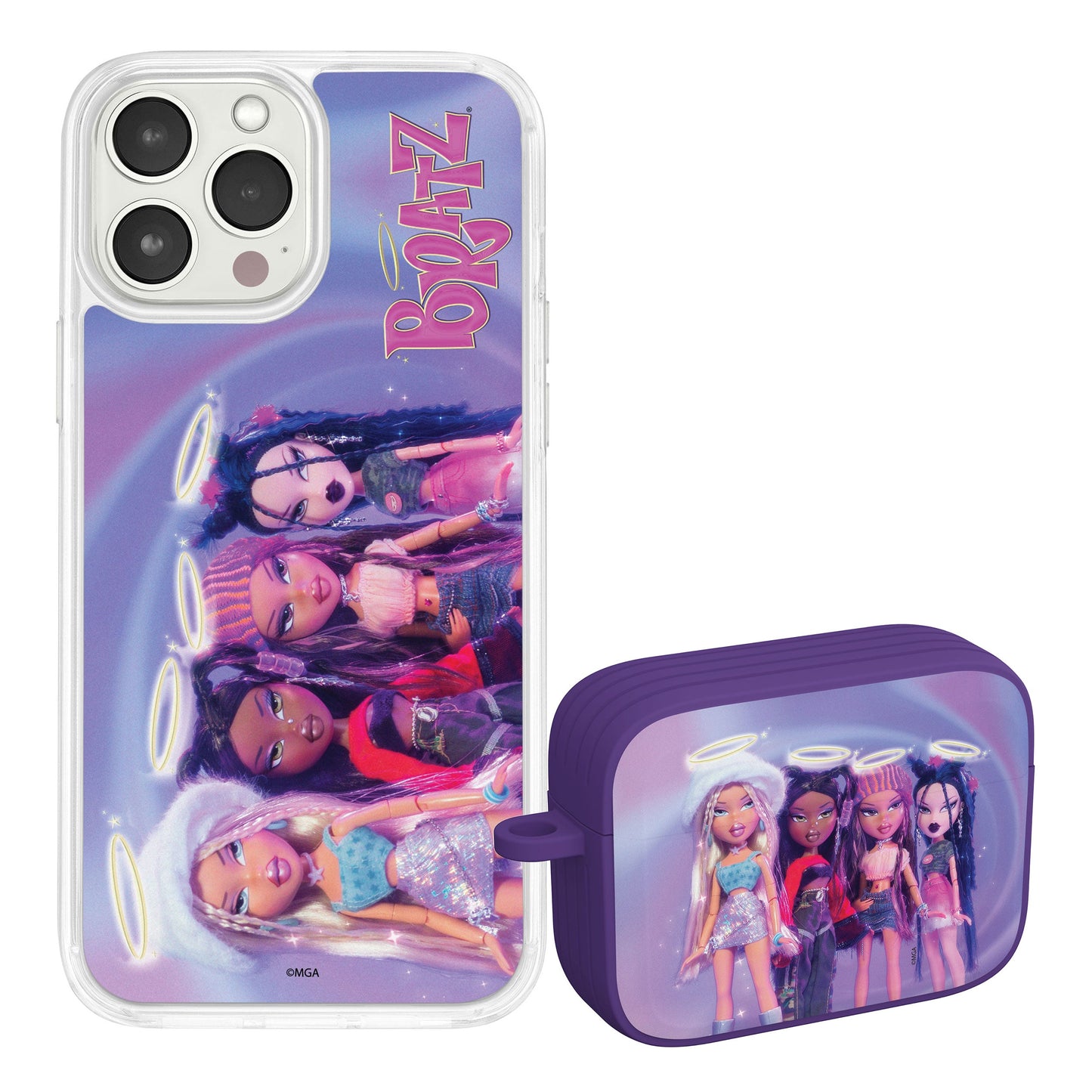 Bratz® Classic HD Apple iPhone 12 Mag-Safe Phone Case and AirPods Pro Combo Package