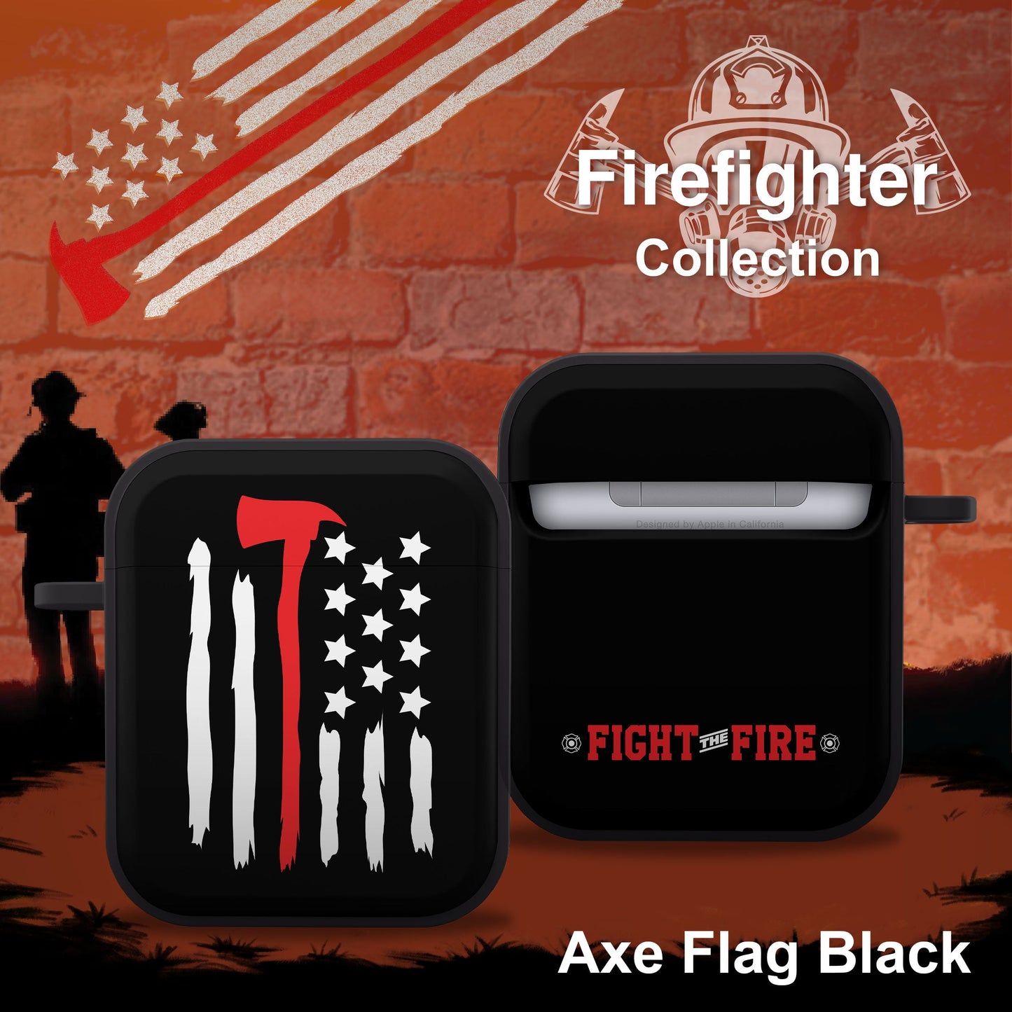 Firefighter HDX Apple AirPods Gen 1 & 2 Case Cover
