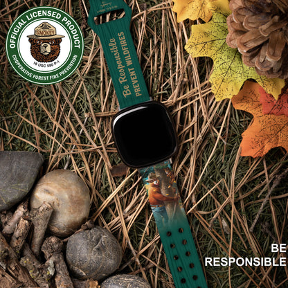 Smokey Bear Classic HD Fitbit Versa 3 & Sense Watch Band