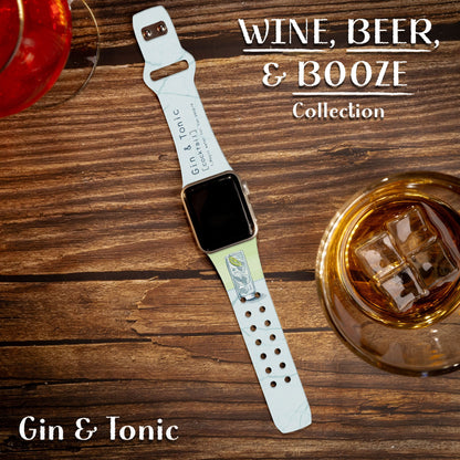 Wine, Beer, & Booze HD Apple Watch Band