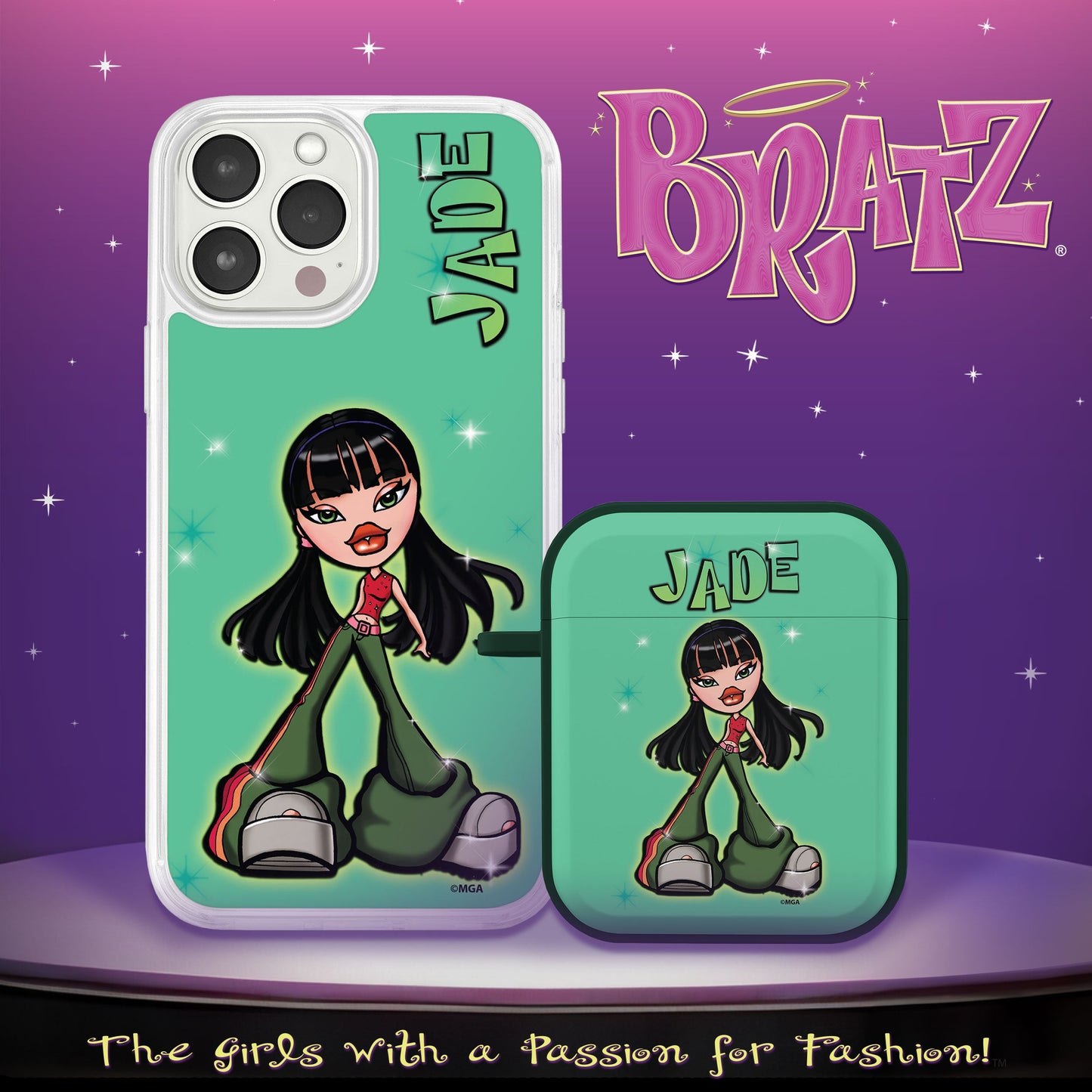 Bratz® Passion For Fashion HD Apple iPhone 11 Series and AirPods Gen 1 & 2 Combo Package