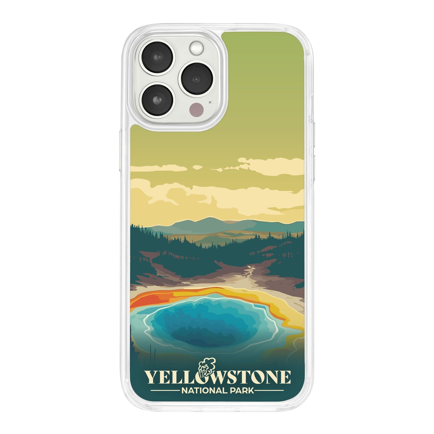 National Parks Yellowstone HD Apple iPhone 12 Series Mag-Safe Phone Case
