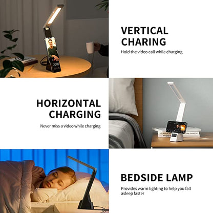 LumiCharge-Mini - 7 in 1 Multifunctional LED Desk Lamp with wireless charger