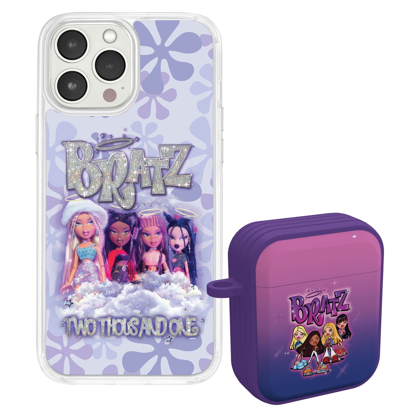 Bratz® Classic HD Apple iPhone 12 Mag-Safe Phone Case and AirPods All Gen 1 & 2 Combo Package