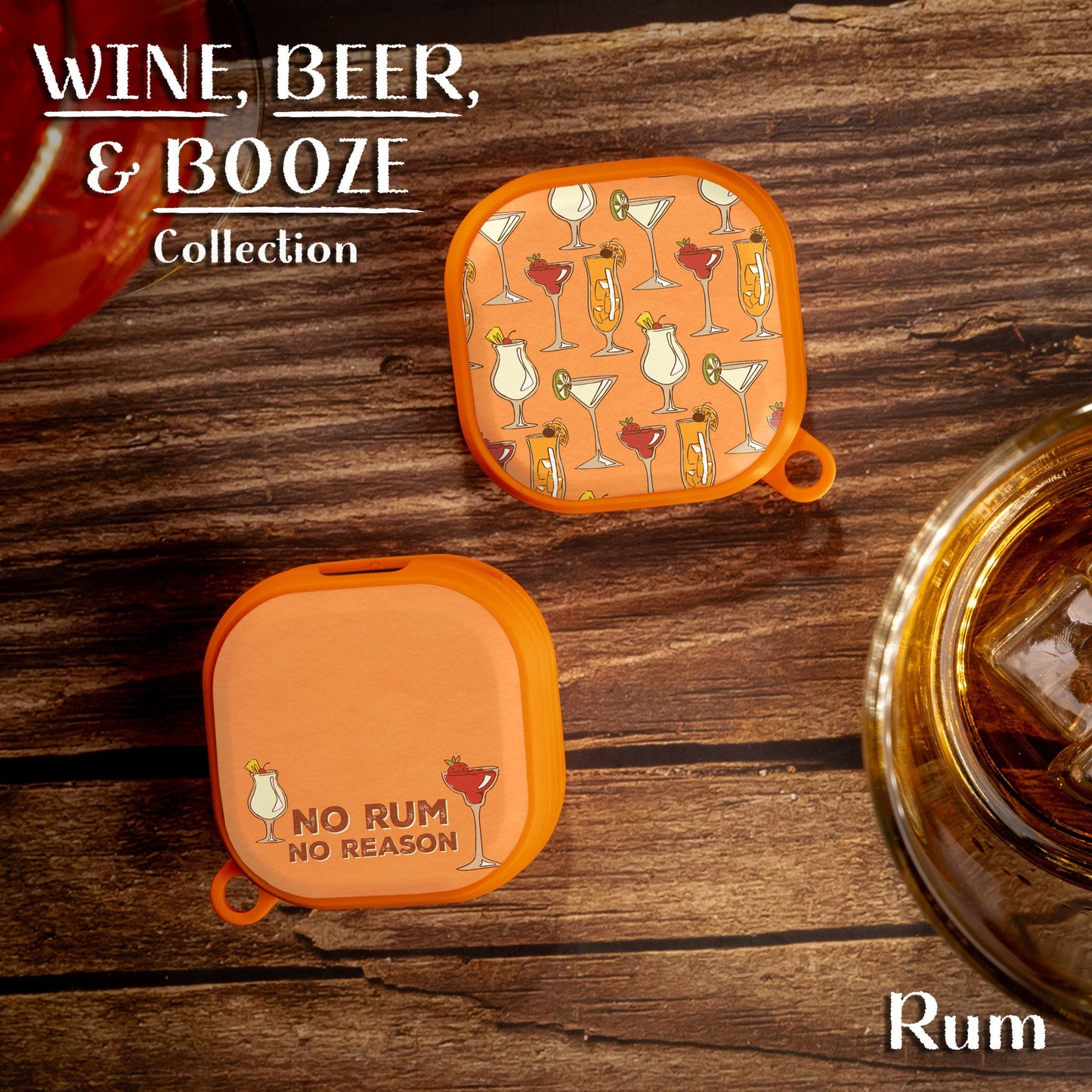 Wine, Beer, & Booze HDX Samsung Galaxy Buds Pro & Buds Live Case Cover
