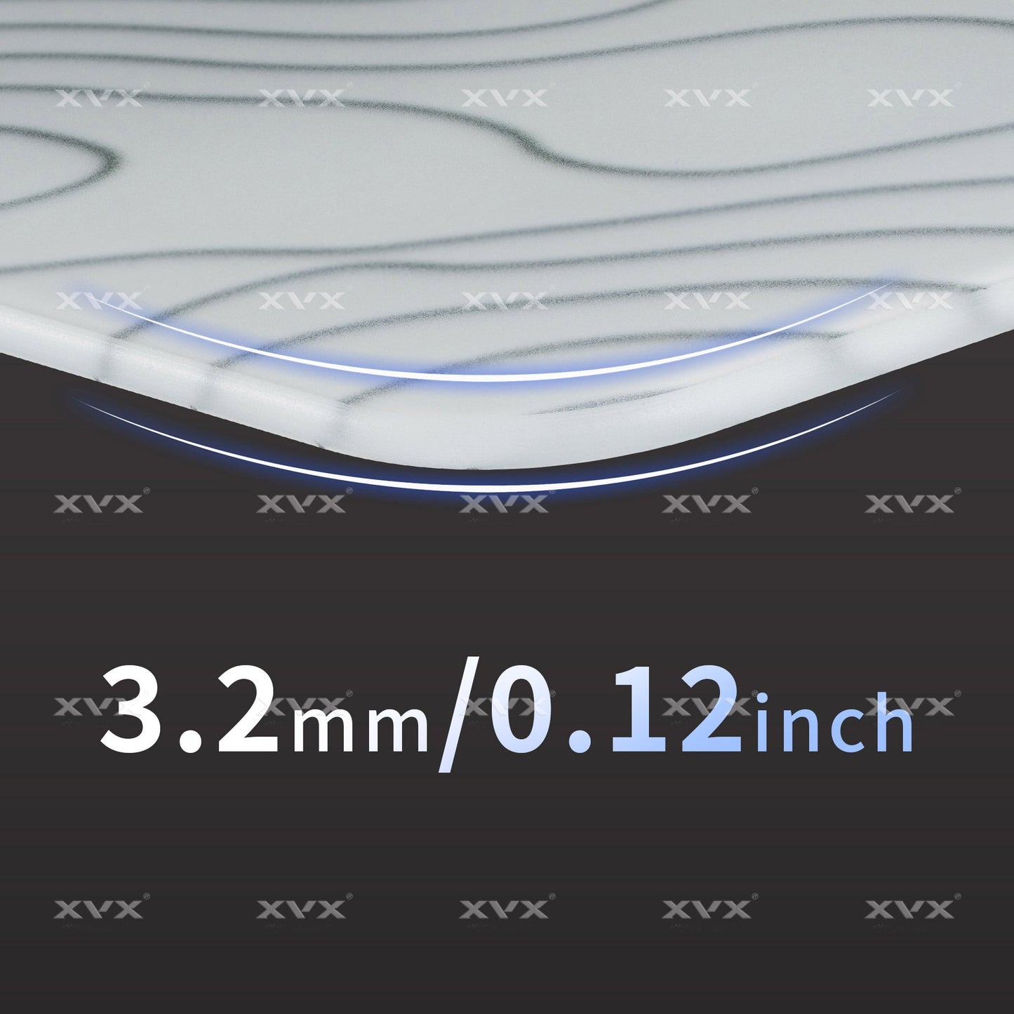 XVX Microcrystalline Mouse Pad Tempered Glass Photovoltaic New Upgrade FPS Electronic Sports Game Office