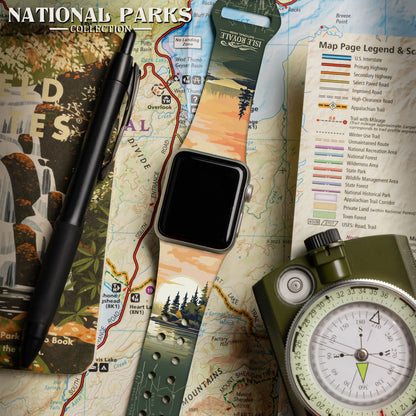 National Parks Isla Royale HD Apple Watch Band
