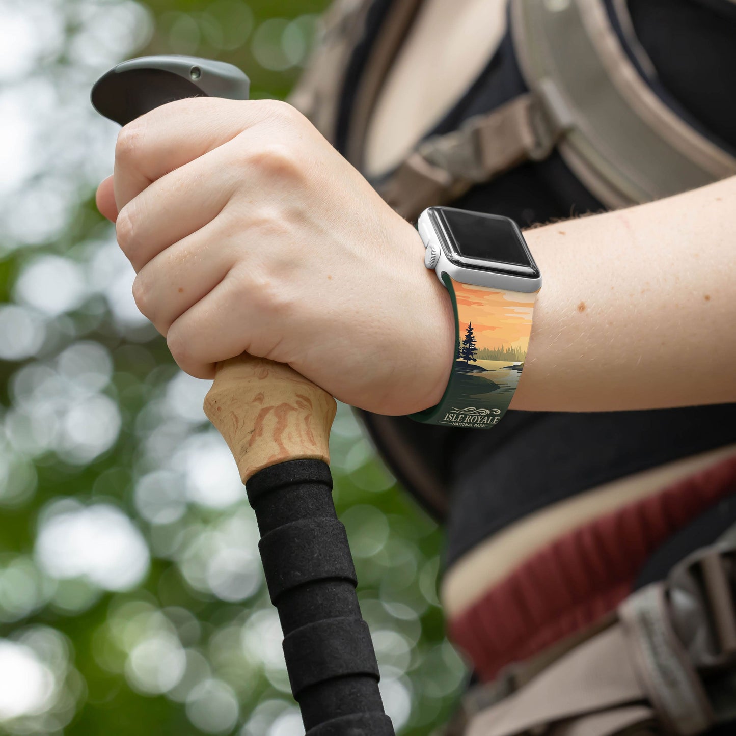 National Parks Isla Royale HD Fitbit Versa 3 & Sense 1 Watch Band