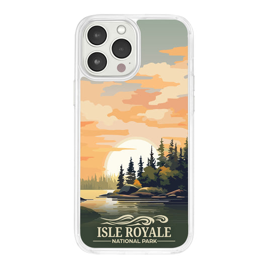 National Parks Isla Royale HD Apple iPhone 15 Series Mag-Safe Phone Case