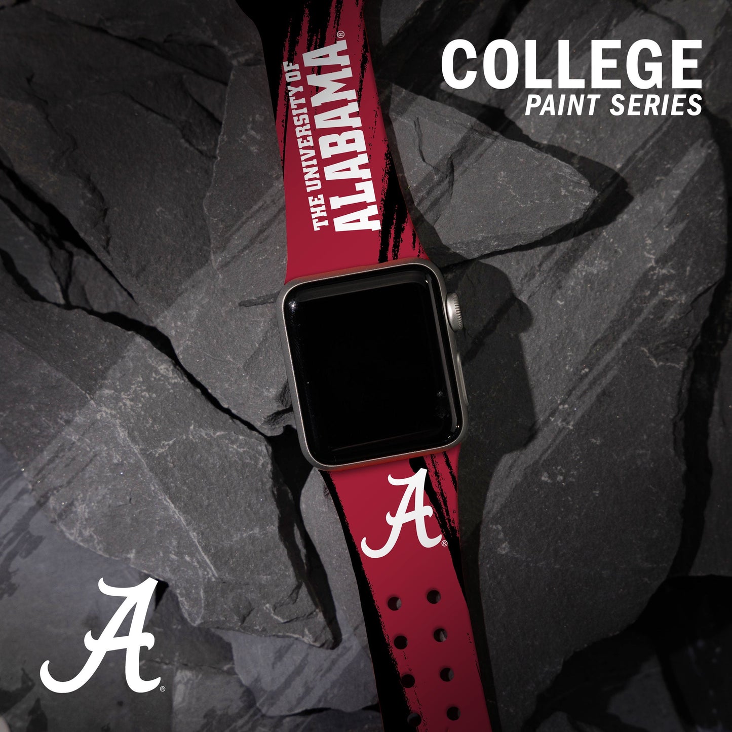 Alabama Crimson Tide HD Apple Watch Band