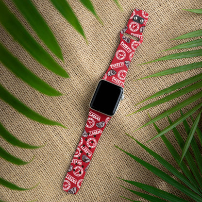 Alabama Crimson Tide HD Apple Watch Band