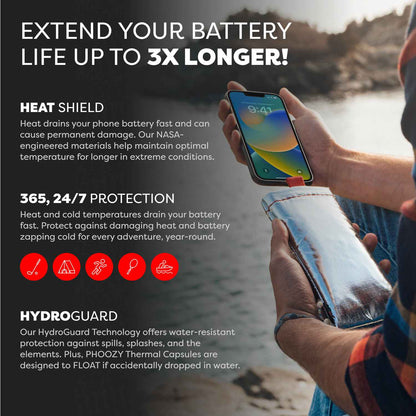 Apollo Series Thermal Phone Case - Extends Battery Life 3X