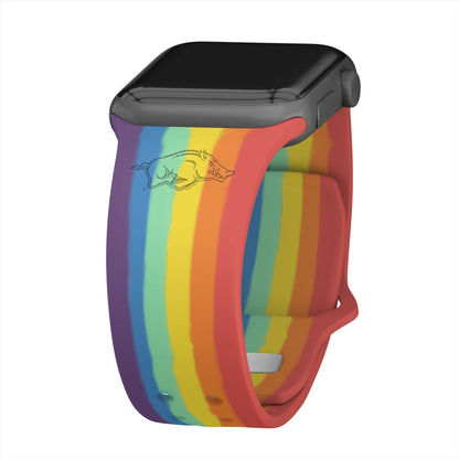 Arkansas Razorbacks Engraved Apple Watch Band