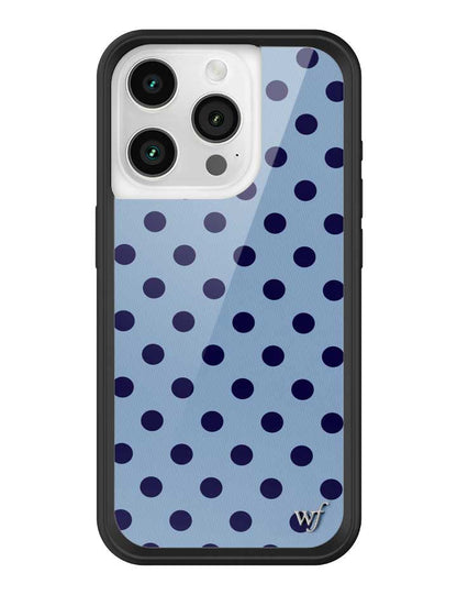 Polka Dot | Blue and Navy Blue iPhone Case