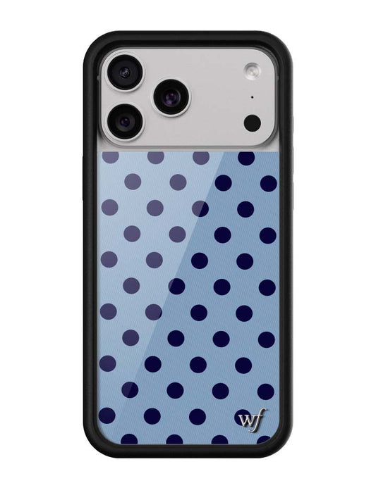 Polka Dot | Blue and Navy Blue iPhone Case