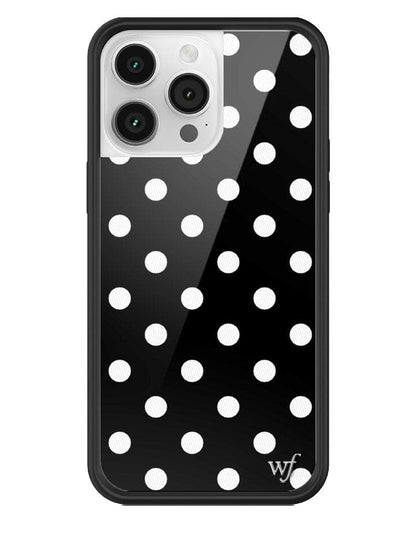 Polka Dot | Black and White iPhone Case