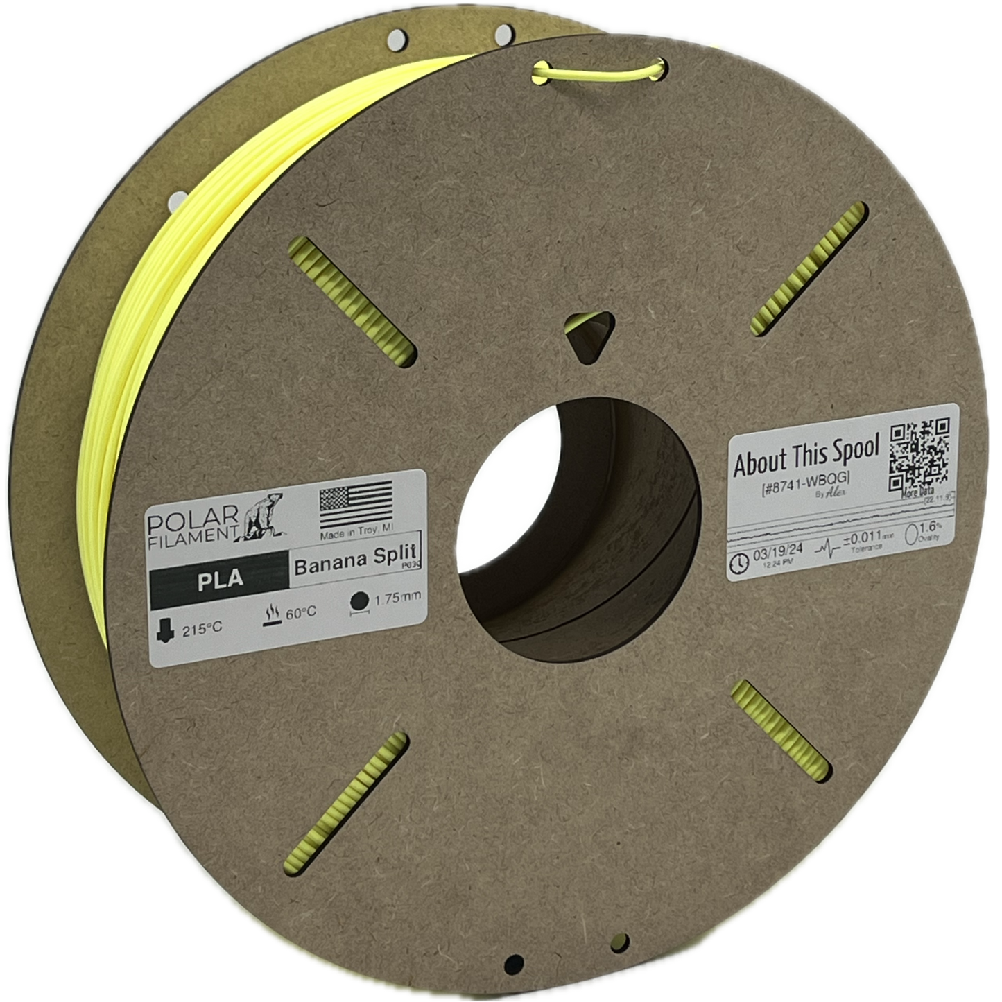 Banana Split PLA - 1kg 1.75mm