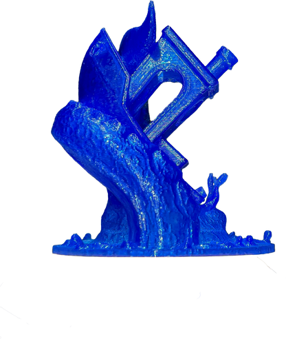 Transparent Sapphire Blue AF 1.75mm PCTG Filament Made in the USA!