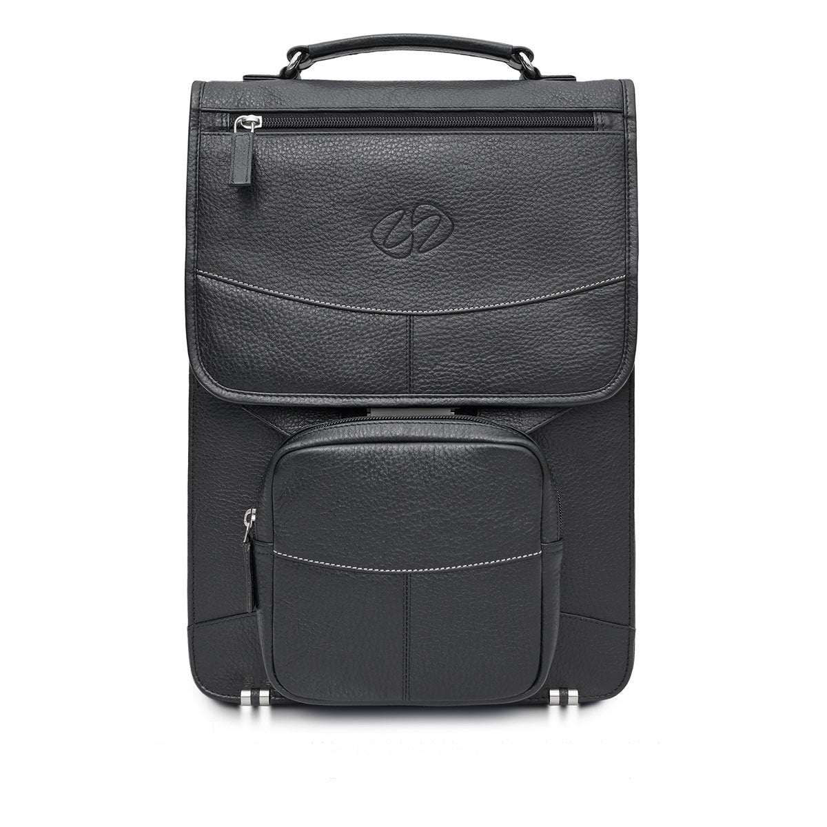 Premium Leather Briefcase Backpack