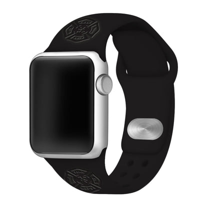 Firefighter First Responder Engraved  Apple Watch Band