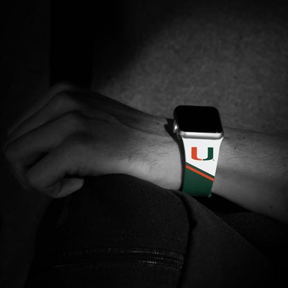 Miami Hurricanes HD Apple Watch Band