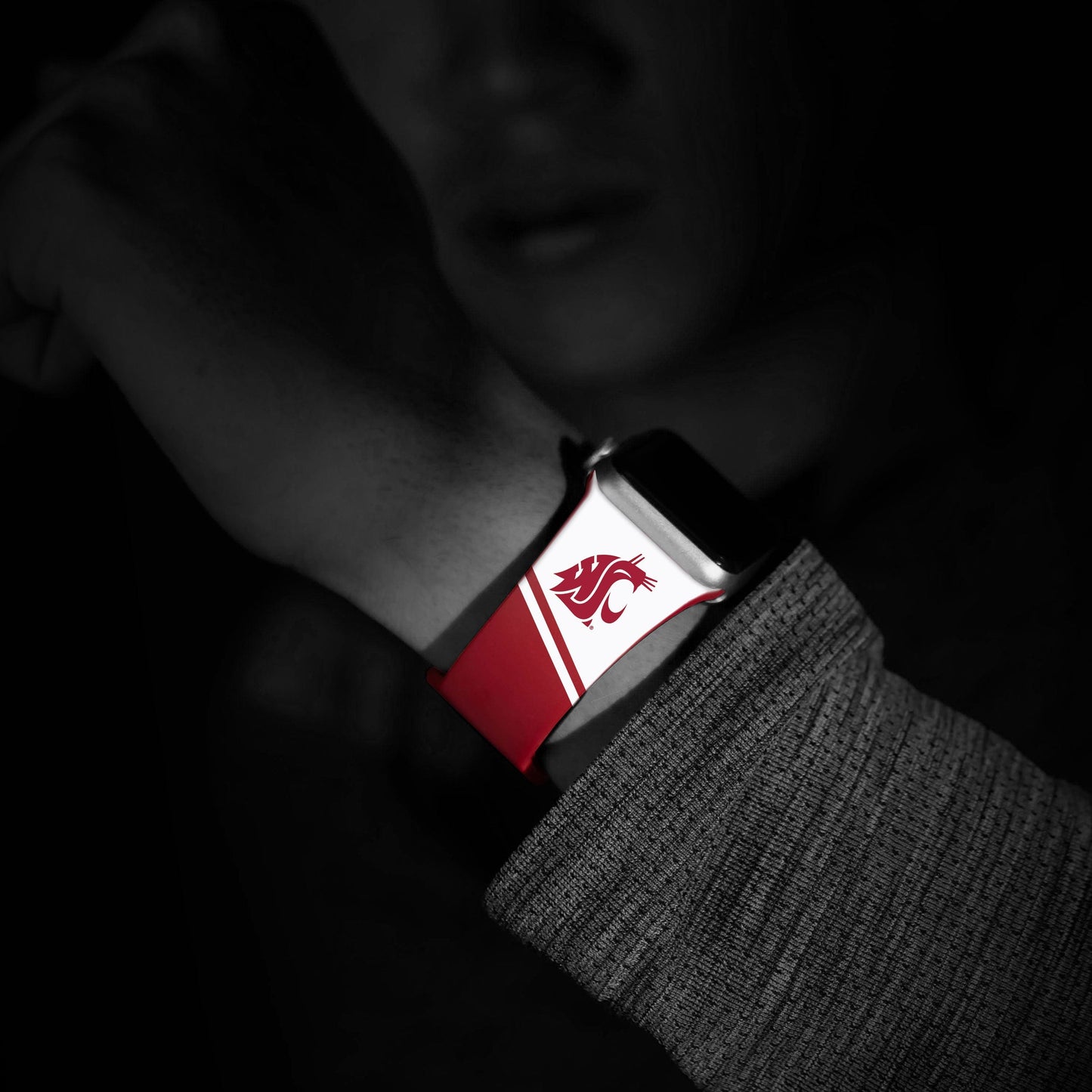Washington State Cougars HD Apple Watch Band