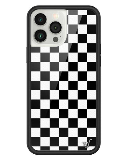 Checkers | Black iPhone Case