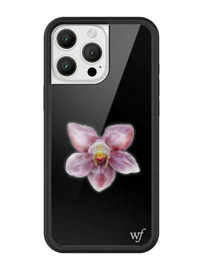 Orchid | Black iPhone Case