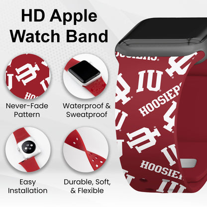 Indiana Hoosiers HD Apple Watch Band