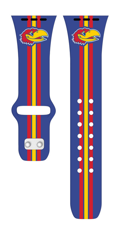 Kansas Jayhawks HD Apple Watch Band