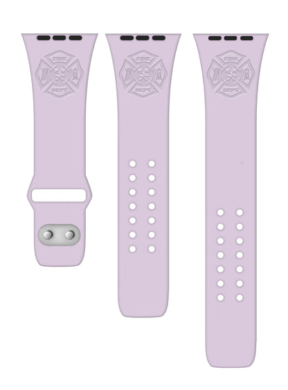 Firefighter First Responder Engraved  Apple Watch Band