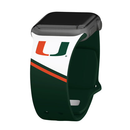 Miami Hurricanes HD Apple Watch Band