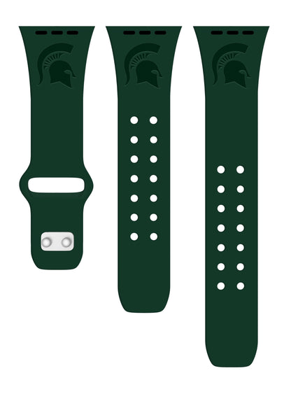 Michigan State Spartans Engraved Apple Watch Band