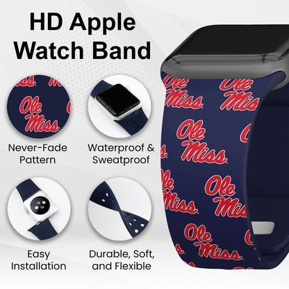 Mississippi Ole Miss HD Apple Watch Band