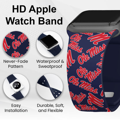 Mississippi Ole Miss HD Apple Watch Band