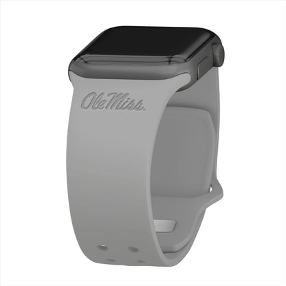 Mississippi Ole Miss Rebels Engraved Apple Watch Band