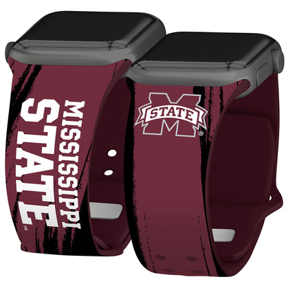 Mississippi State Bulldogs HD Apple Watch Band